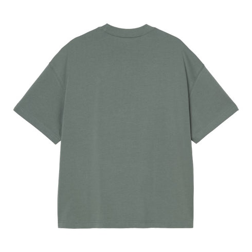 Carhartt Wip S/S Signature Script T-Shirt - Silver Pine / Jupiter